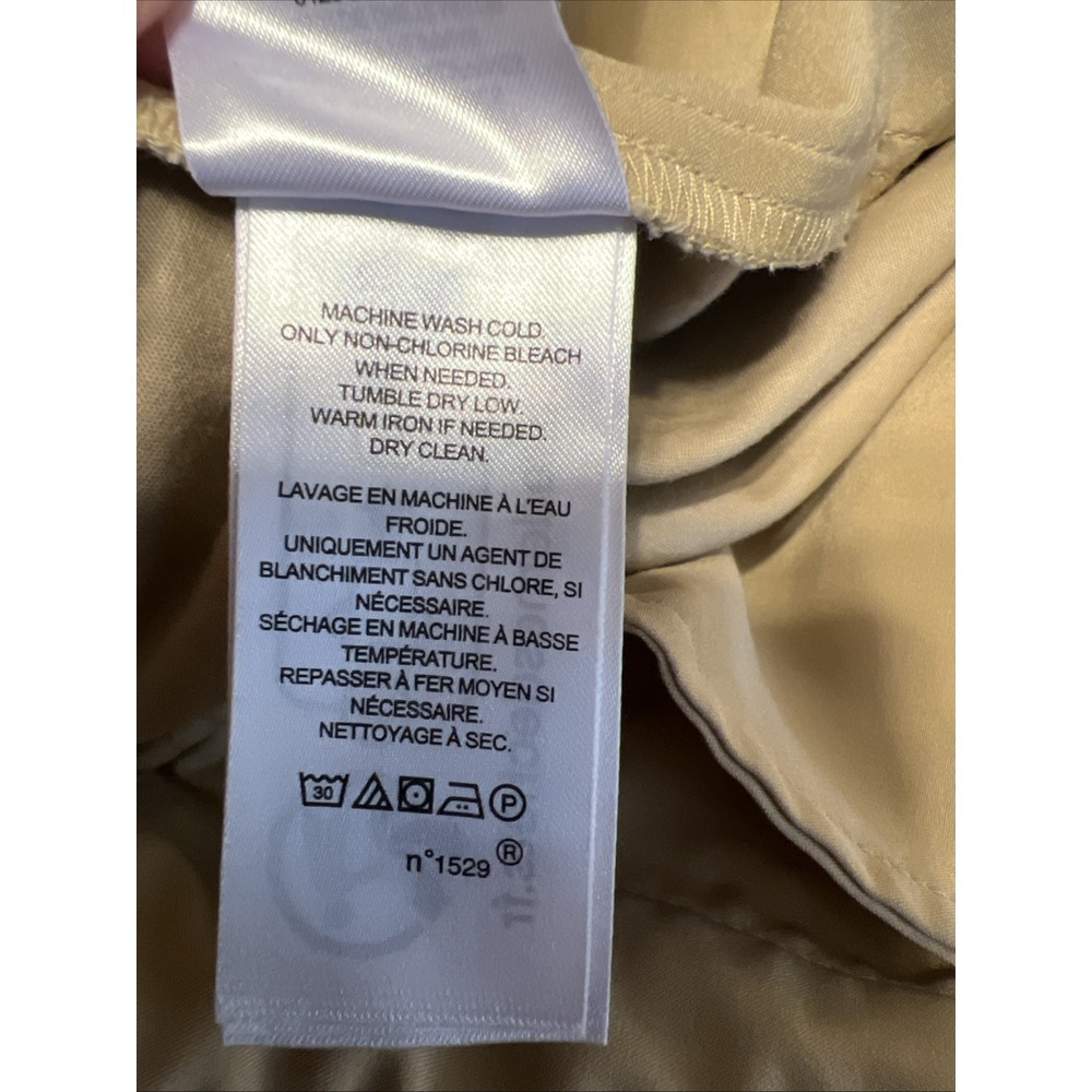 Lauren Ralph Lauren Women's Khaki Dress Pants‎ 10 Flat Front Stretch Business - Picture 9 of 9
